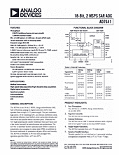 DataSheet AD7641 pdf