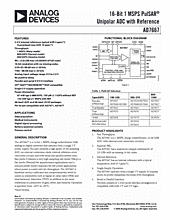 DataSheet AD7667 pdf