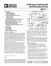 DataSheet AD7711 pdf