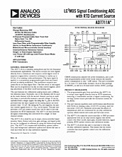 DataSheet AD7711A pdf