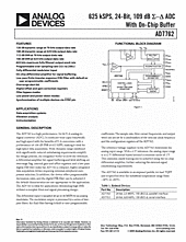 DataSheet AD7762 pdf