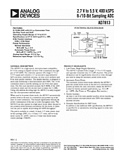 DataSheet AD7813 pdf