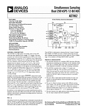 DataSheet AD7862-10 pdf