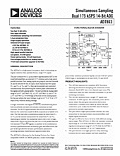 DataSheet AD7863-2 pdf
