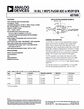DataSheet AD7980 pdf