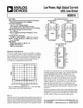 DataSheet AD8016 pdf