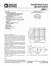 DataSheet AD8017 pdf