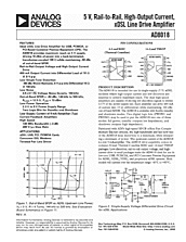 DataSheet AD8018 pdf