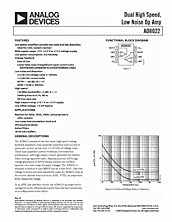 DataSheet AD8022 pdf