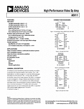 DataSheet AD811 pdf