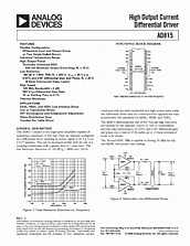 DataSheet AD815 pdf