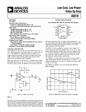 DataSheet AD818 pdf