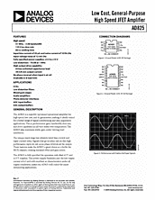 DataSheet AD825 pdf