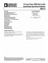 DataSheet AD8515 pdf