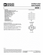 DataSheet AD8560 pdf