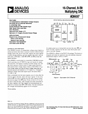 DataSheet AD8600 pdf