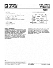 DataSheet AD9051 pdf