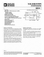 DataSheet AD9214-80 pdf