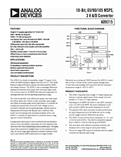 DataSheet AD9215-80 pdf