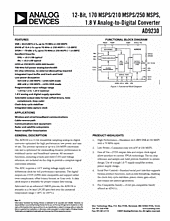 DataSheet AD9230-170 pdf