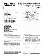 DataSheet AD9230-210 pdf