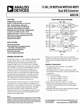 DataSheet AD9238-20 pdf