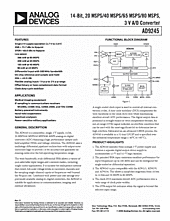 DataSheet AD9245-20 pdf