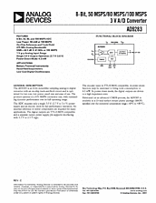 DataSheet AD9283-50 pdf