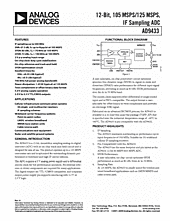 DataSheet AD9433-105 pdf