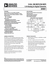 DataSheet AD9601-200 pdf
