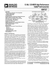 DataSheet AD9752 pdf