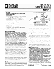 DataSheet AD9762 pdf