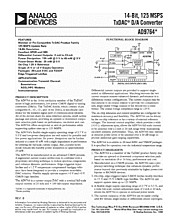 DataSheet AD9764 pdf