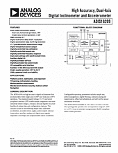 DataSheet ADIS16209 pdf