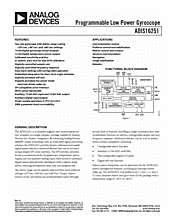 DataSheet ADIS16251 pdf