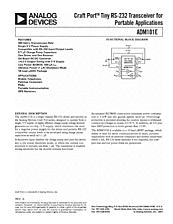DataSheet ADM101E pdf