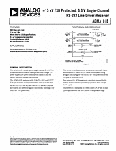 DataSheet ADM3101EA pdf