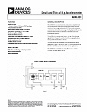 DataSheet ADXL321 pdf