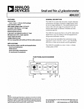 DataSheet ADXL322 pdf