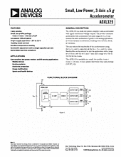 DataSheet ADXL325 pdf