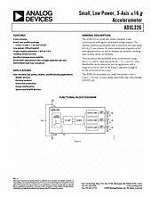 DataSheet ADXL326 pdf