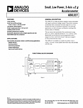 DataSheet ADXL327 pdf