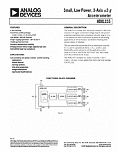 DataSheet ADXL335 pdf