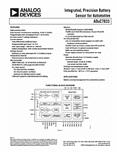 DataSheet ADuC7033 pdf