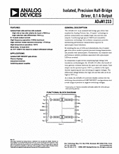 DataSheet ADuM1233BRWZ pdf