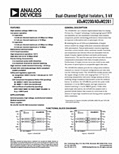 DataSheet ADuM2200BRWZ pdf