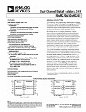 DataSheet ADuM2200ARWZ pdf