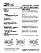 DataSheet ADuM2400CRWZ pdf