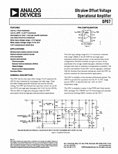 DataSheet OP07 pdf