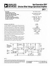 DataSheet OP77 pdf